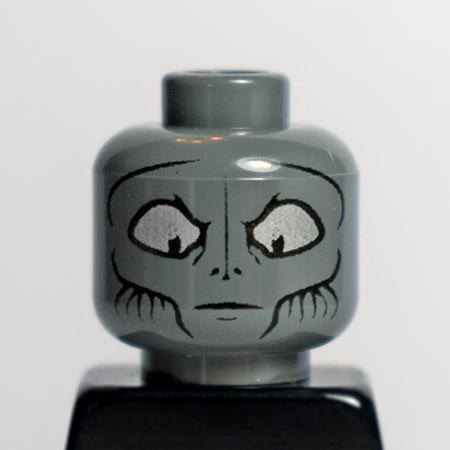 Lego grey hot sale head